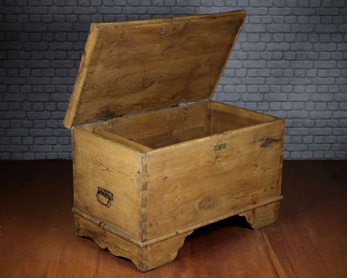 Large Pine Chest C.1880.