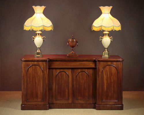 Mid 19th.c. Four Door Mahogany Chiffonier Sideboard C.1860.