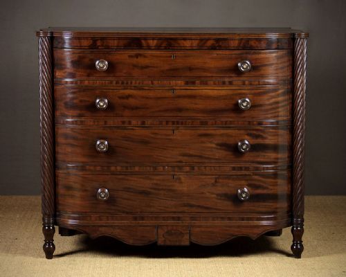 Large Regency Mahogany Chest of Drawers C.1825.