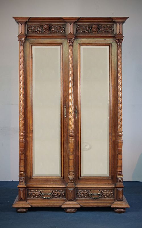 19th.c. French Walnut Armoire or Wardrobe C.1880.