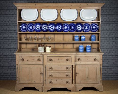 Large Mid 19th Pine Kitchen Dresser C.1860.