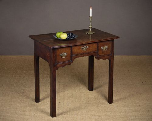 Oak Lowboy Side Table C.1820.