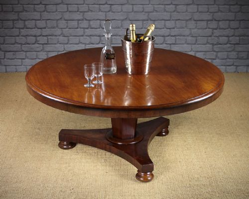 Reduced Mahogany Centre Table C.1860.