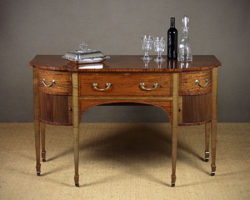 Adams Style Satinwood Serving Sideboard C.1905.
