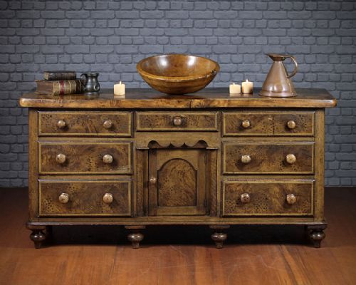 Painted Pine Kitchen Dresser C.1850.