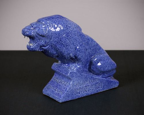 fig 1. Genozo Toothpaste Advertising Lion by Percy Metcalfe c.1930.