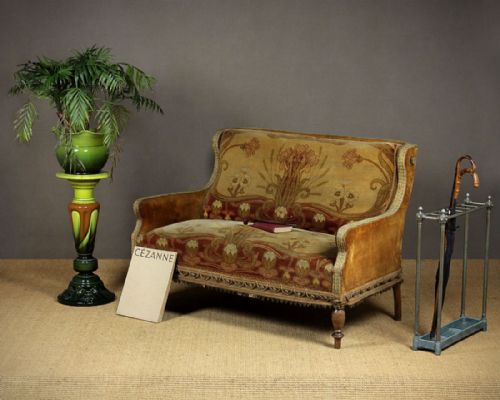 Art Nouveau Two Seater Settee C.1905.