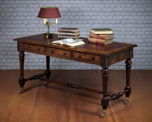 Walnut Desk or Library Table C.1880.