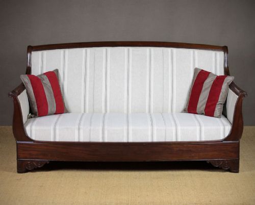 Regency Mahogany Settee C.1830.