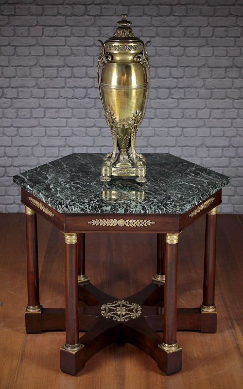 Hexagonal Empire Style Centre Table C.1920.