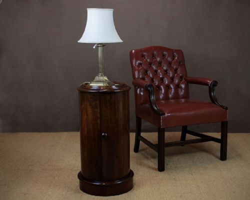 Cylinder Pedestal Cabinet C.1850