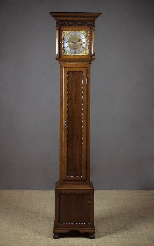 Early 20th.c. Mahogany Miniature Longcase Clock C.1920.