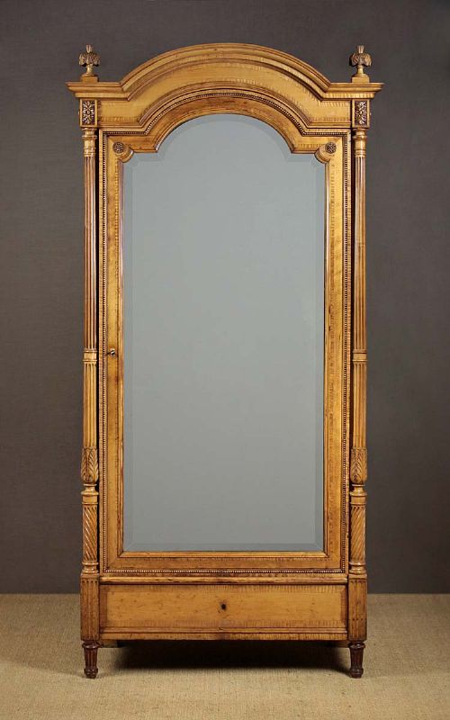 fig 1. Late 19th.c. Satin Birch Bedroom Suite by Krieger of Paris.