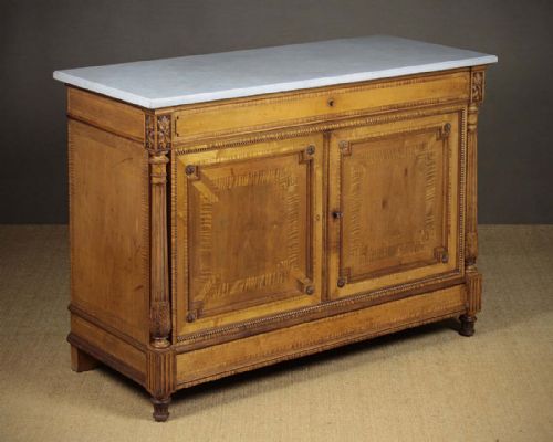 fig 3. Late 19th.c. Satin Birch Bedroom Suite by Krieger of Paris.