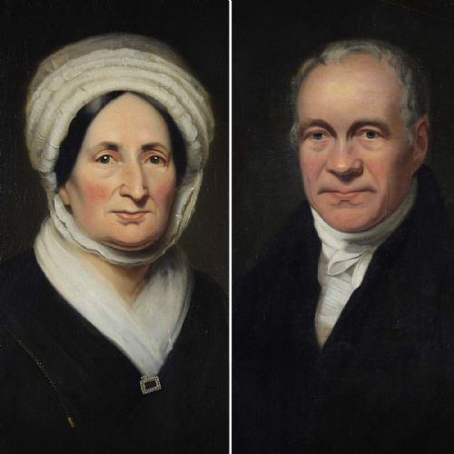 Pair of Early 19th.c. Scottish Portraits C.1820.