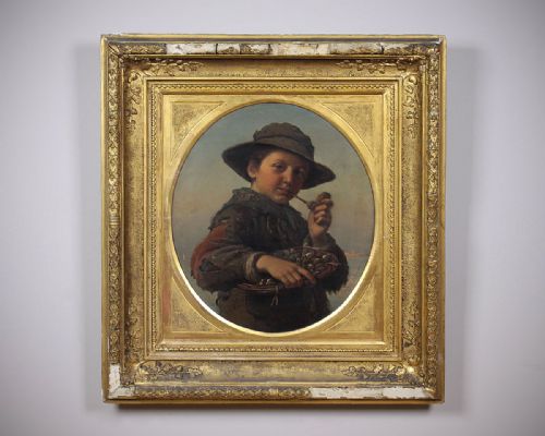 Portrait of a Venetian Boy by Antonio Paoletti C.1880.