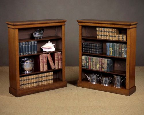 Pair of Open Bookshelves C.1910.