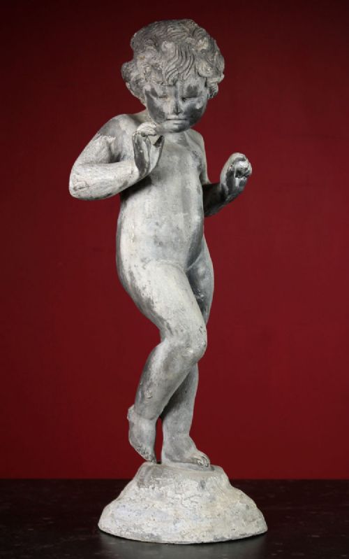 Lead Garden Figure of a Child C.1880.