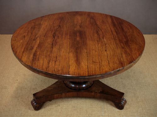 Regency Rosewood Breakfast Dining or Centre Table C.1830.