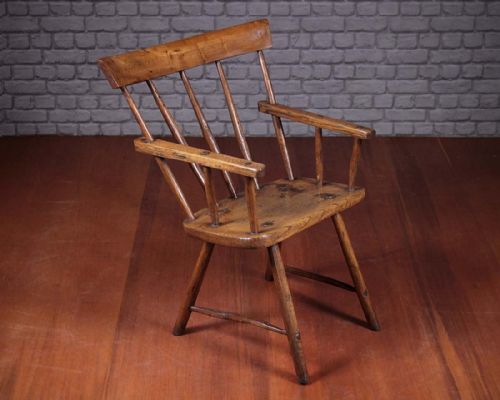 Primitive Stickback Armchair C.1850.
