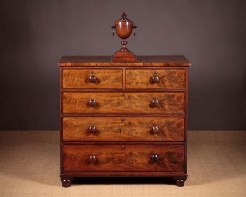 Mid 19th.c. Mahogany Chest of Drawers C.1860.