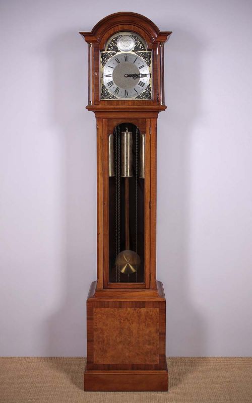 Walnut Long Case Clock C.1920.