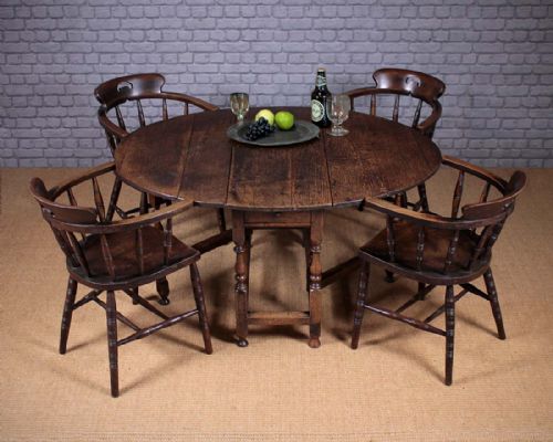 Georgian Oak Gate Leg Table C.1780.