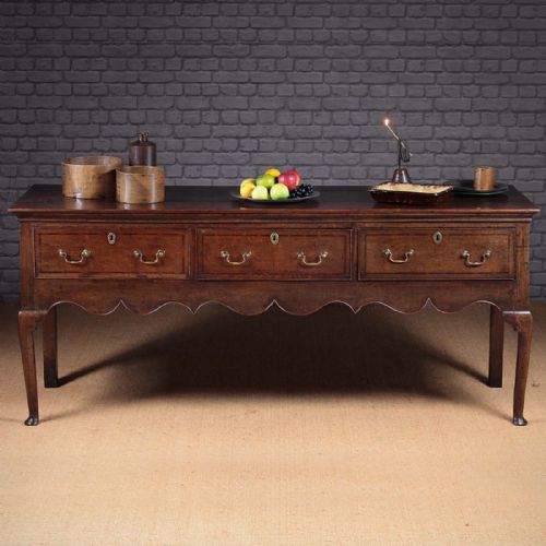 Georgian Oak Welsh Dresser Base C.1800.