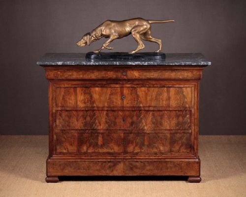19th.c. French Louis Philippe Marble Top Chest of Drawers C.1830.