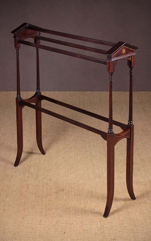 Edwardian Mahogany Towel Rail C.1905