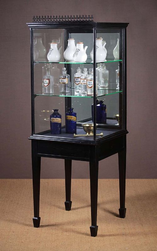 19th.c. Shop Display Cabinet on Stand C.1895