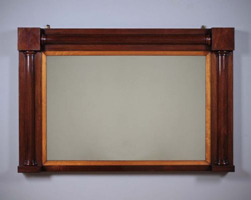 Early 19th.c. Rosewood Overmantle Mirror