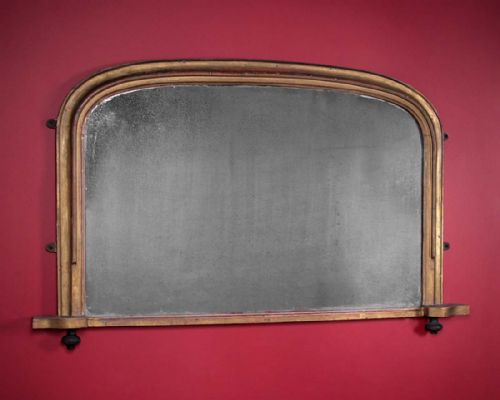 Mid 19th.c. Gilt Overmantle Mirror C.1860.