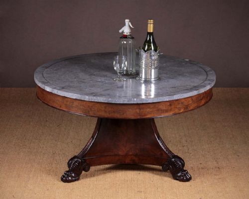 Regency Era Marble Top Coffee Table C.1820.