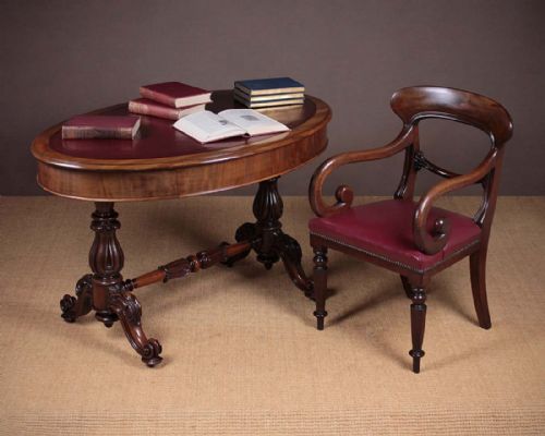 Oval Writing Table C.1870.