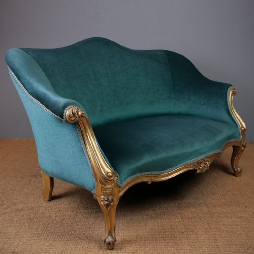 Small Gilded Sofa C.1895.