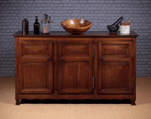 French Oak Cupboard Dresser C.1810.