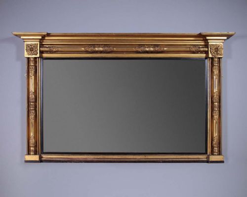 19th.c. Regency Overmantle Mirror C.1830