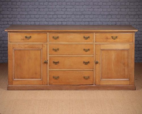 Large Pine Kitchen Dresser Base C.1900