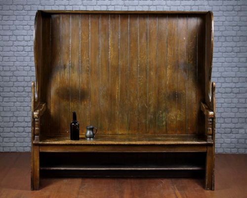 Welsh High Back Tavern Settle C.1840