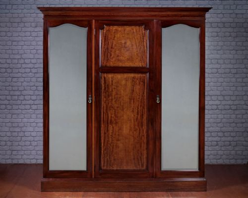 Edwardian Combination Wardrobe & Press C.1910.