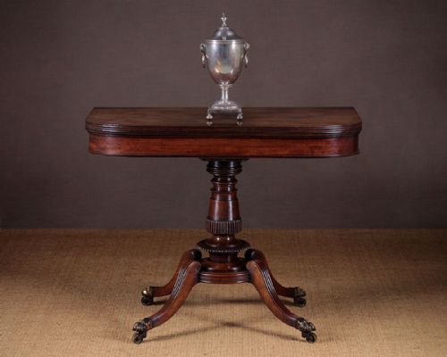 Regency Era Mahogany Fold Over Supper Table C.1820
