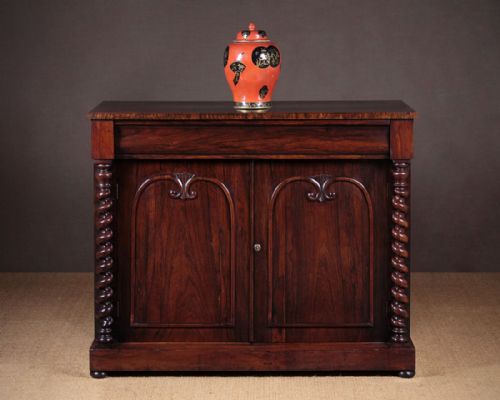 19th.c. Rosewood Chiffonier Side Cabinet C.1870.