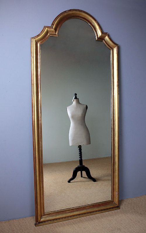 Edwardian Era Gilt Framed Dressing Mirror C.1900.