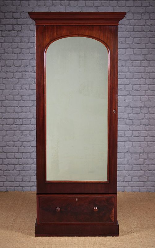 Narrow Mahogany Cupboard C.1860.