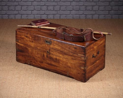 Small Camphorwood Campaign Chest C.1880.