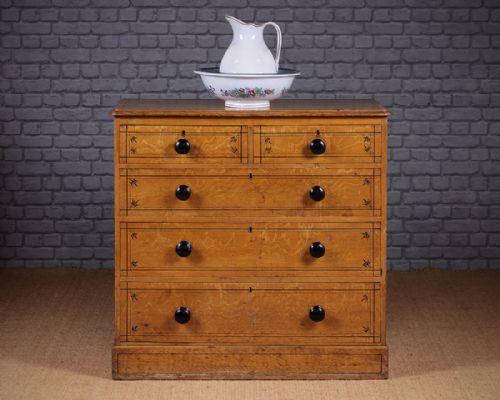 Painted Pine Chest of Drawers C.1880.