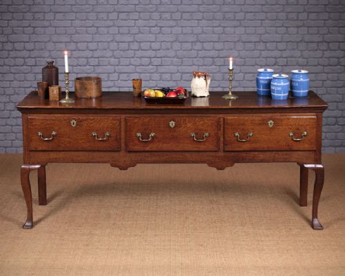 Georgian Oak Welsh Dresser Base C.1800.
