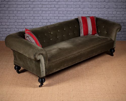 Late 19th.c. Low Back Chesterfield Sofa C.1880