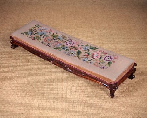 Late 19th.c. Long Foot Stool C.1870